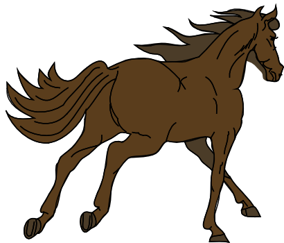 Icône animal marron cheval à télécharger gratuitement