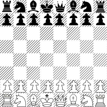 Icône jeu échecs tour cavalier roi reine fou à télécharger gratuitement