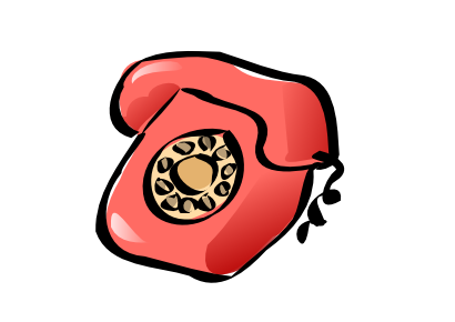 Icône rouge téléphone à télécharger gratuitement