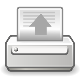 Icône feuille document imprimante à télécharger gratuitement