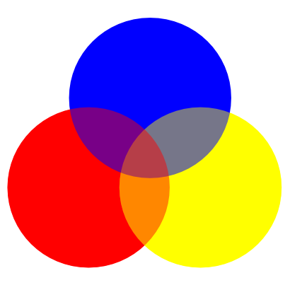 Icône jaune bleu rouge rond disque couleur à télécharger gratuitement