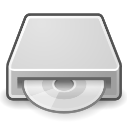 Icône gris disque cd optique à télécharger gratuitement