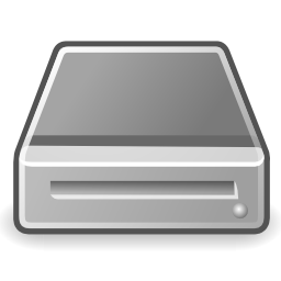 Icône gris disque dur amovible stockage à télécharger gratuitement