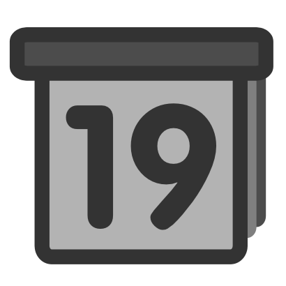 Icône gris calendrier agenda à télécharger gratuitement