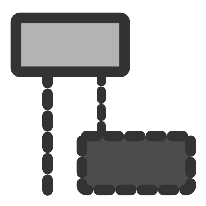 Icône gris rectangle à télécharger gratuitement