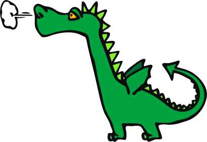 Icône vert animal dragon dinosaure à télécharger gratuitement