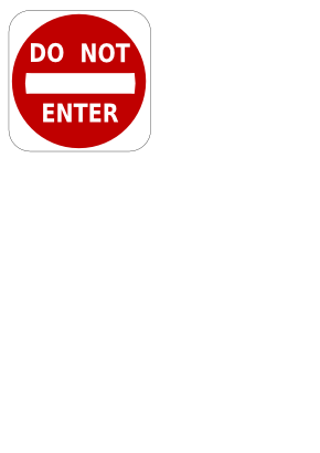 Icône rouge rond sens interdit panneau à télécharger gratuitement