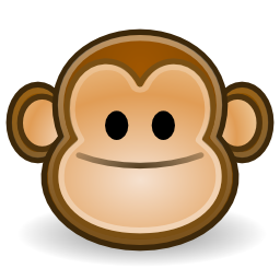 Icône tête animal singe à télécharger gratuitement