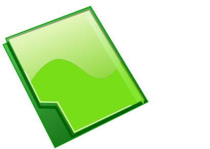 Icône document vert à télécharger gratuitement