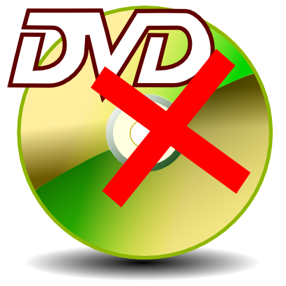Icône rouge croix disque cd dvd à télécharger gratuitement