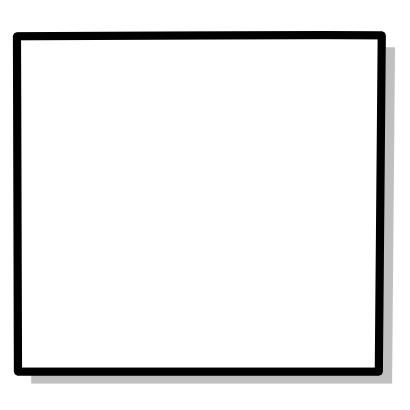 Icône carré blanc mathématique polygone à télécharger gratuitement