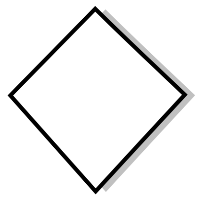 Icône losange blanc mathématique polygone à télécharger gratuitement