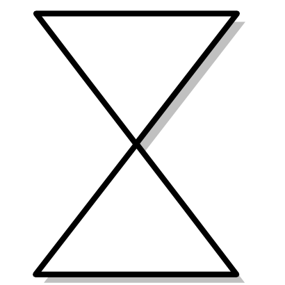 Icône blanc triangle mathématique polygone à télécharger gratuitement