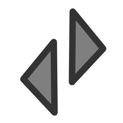 Icône gris flèche droite triangle gauche à télécharger gratuitement