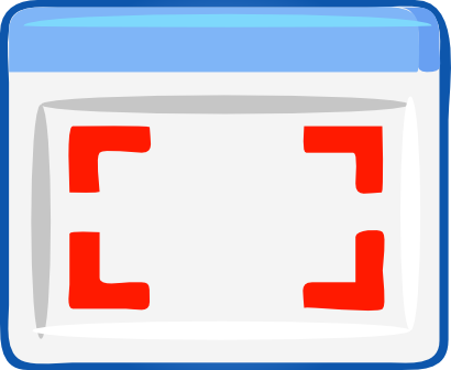 Icône bleu rouge rectangle à télécharger gratuitement