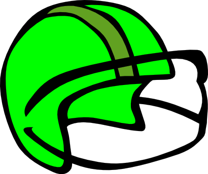 Icône casque vert sport football à télécharger gratuitement