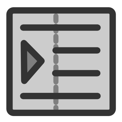 Icône gris rectangle à télécharger gratuitement