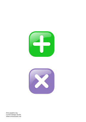 Icône vert violet bouton mathématique plus à télécharger gratuitement