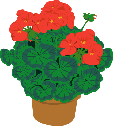 Icône rouge fleur à télécharger gratuitement