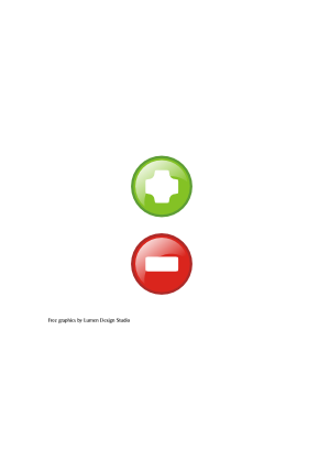 Icône rouge rond vert plus moins à télécharger gratuitement