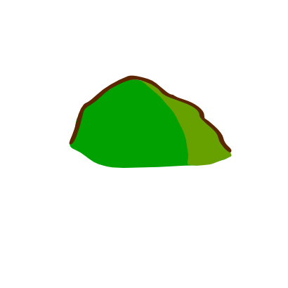 Icône vert montagne colline à télécharger gratuitement