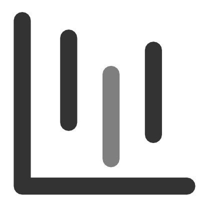 Icône gris tableur diagramme à télécharger gratuitement