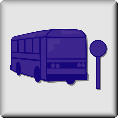 Icône transport car bus panneau à télécharger gratuitement