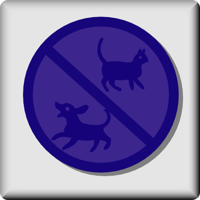 Icône animal chat chien interdit à télécharger gratuitement
