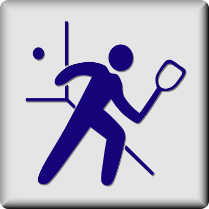 Icône homme sport squash raquette à télécharger gratuitement