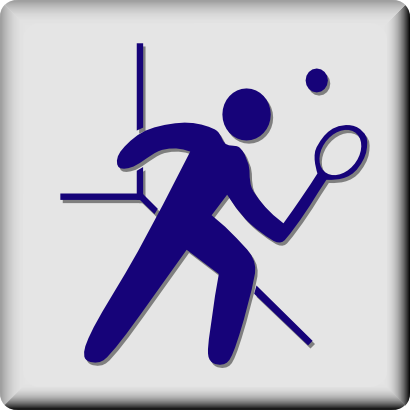 Icône homme sport squash raquette à télécharger gratuitement