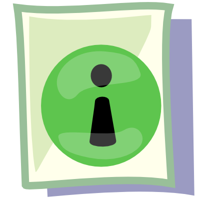 Icône lettre feuille rond vert à télécharger gratuitement