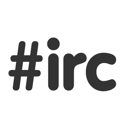 Icône texte irc à télécharger gratuitement