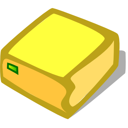 Icône jaune orange dossier à télécharger gratuitement