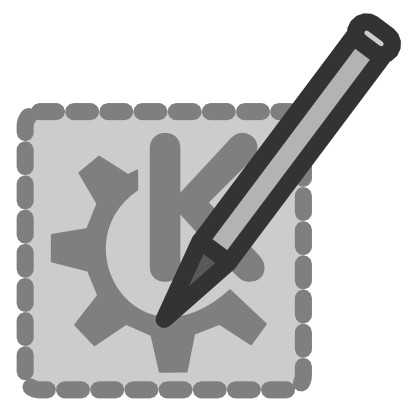 Icône crayon gris kde à télécharger gratuitement