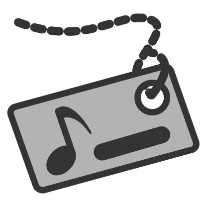 Icône musique gris à télécharger gratuitement