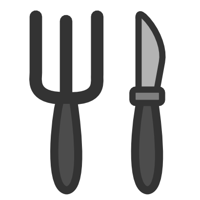 Icône couvert couteau fourchette arme à télécharger gratuitement