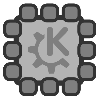 Icône gris carré kde logo à télécharger gratuitement