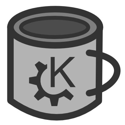 Icône tasse kde logo à télécharger gratuitement