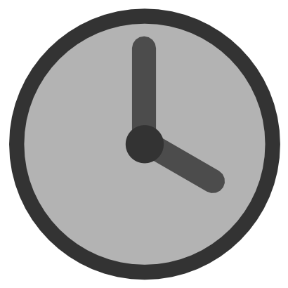 Icône gris horloge heure aiguille à télécharger gratuitement