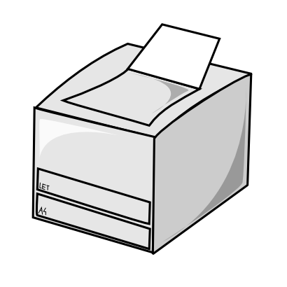 Icône feuille imprimante photocopieur à télécharger gratuitement