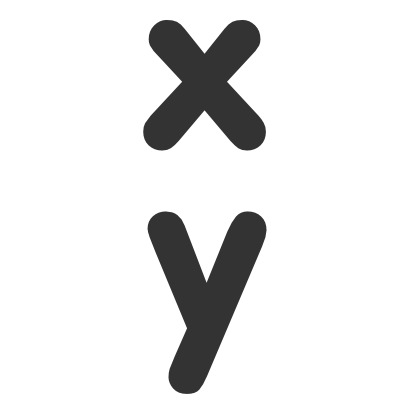 Icône lettre croix noir mathématique à télécharger gratuitement
