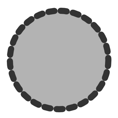 Icône gris rond cercle à télécharger gratuitement
