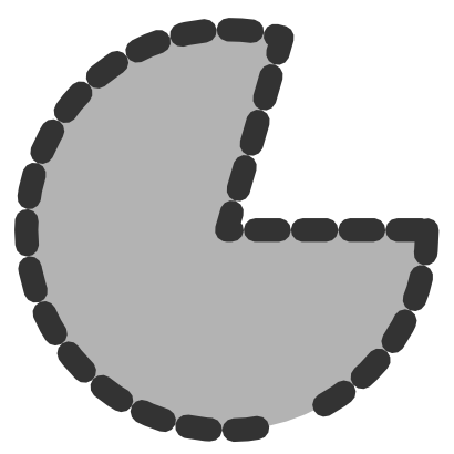Icône gris cercle tiret à télécharger gratuitement