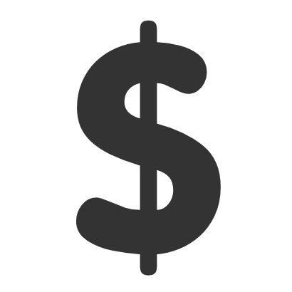 Icône symbole monnaie amérique dollar à télécharger gratuitement