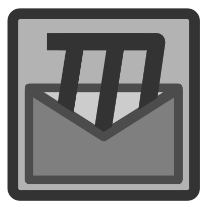 Icône lettre gris courrier à télécharger gratuitement