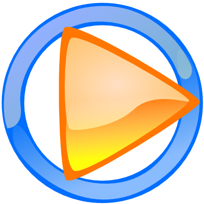Icône jaune orange bleu cercle triangle à télécharger gratuitement