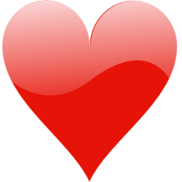 Icône carte cœur symbole à télécharger gratuitement