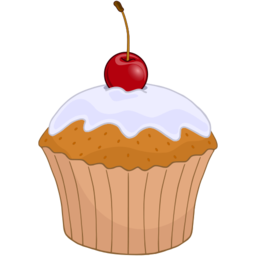 Icône aliment gâteau cerise glacé fruit à télécharger gratuitement