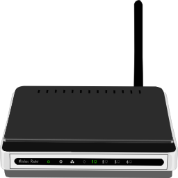 Icône réseau sans-fil wifi routeur onde à télécharger gratuitement