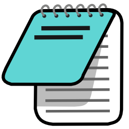 Icône texte éditeur bloc notes à télécharger gratuitement